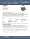 TL3012 Lighting Control Console Cutsheet